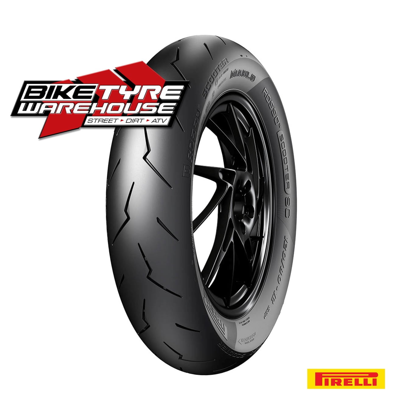 Pirelli Diablo Rosso Scooter Sc Bike Tyre Warehouse